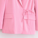 Homemade New Women's Clothing With Easy-Rette Clip Long Sleeve Suit Coat