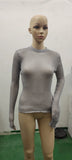 Toloer / Summer 2023 New Hot Selling Long-Sleeved Round Collar Thin Breathable Knit-Outfit