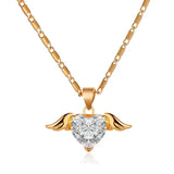 Love Wing Necklace-Outfit