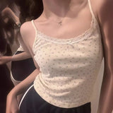 Toloer Women's Wear 2024 Summer Pure Desire Wind Lace Inside With Sexy Outside Wear Bottom Shirt Top
