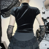 Summer Fashion Sexy Slim Show Chest Hot Girl Perspective Cross Vest Girl-Outfit