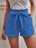 Solid Color Large High Waist Wide