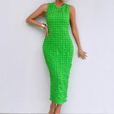 Summer Romantic Sweet Girl Spirit Girl Wind Fresh V-Neck Dress Dress Elegant