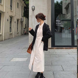 Korean version of all-match pure color senior slim casual suit custom profile loose suit jacket female fall and