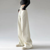 Toloer Wide Leg Jeans Female Spring And Autumn High Street Banana Pants Retro High Waist Straight Tube Loose Sense Drag The Floor Pants-Outfit