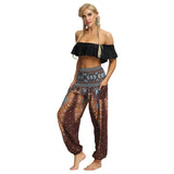 Feather Digital Printed Leisure Yoga Dance Lightweight