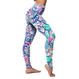 Classic Pink Blue Printed Cropped