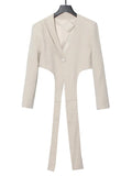 Personality Blazer Women's 202 Spring New Trend Windy Vindal High-End Feel Small