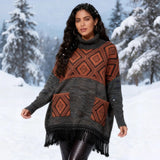 Tweed Dress Solid Color Hanging Neck Hanging Back High Waist Repair Kite Knitted Dress Sexy