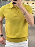 T-Shirt Men's Loose Niche Knit 2025 New Summer Personality Casual Simple