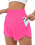 Women's Sports Shorts Quick-Dry Loose Leisure High-Waist Side Zipper Fitness Yoga Three-Point Shorts-Outfit