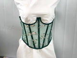 Short Embroidery Strap Girded Waist Small Vest Woman Outside The Repair Of Temperament Mesh Shape Waist Seal