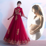 Toast Dress Show 2025 New Medium And Long-Term Wedding Girl Can Usually Wear Back To The Door Plain Dress Evening