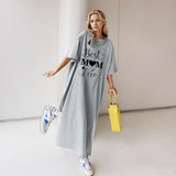 Fashion Wish European Version Of The Big-Size Loose Joom Dress