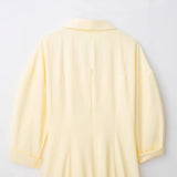 Summer Collar Shirt Windwear Solid Dress Dress
