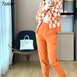 Vintage Sweater Knit Womens Tracksuits Korean Fashion O Neck Woman Pullovers + Harem Pants Two Piece Sets Y2k Winter