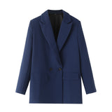 Women's Jacket Jacket Spring And Autumn Classic Repair Trend Two Buckle 23 Color