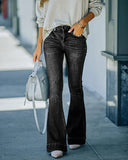 Street High Waist Large Stretch Flared