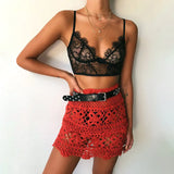 Sex New Multi-Color Sexy Sexy Glamorous Hollow Lace With Large Net Mouth Bra No Steel