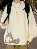 Men's Cartoon Long Sleeve Knit Sweater-Outfit