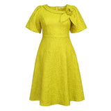 New Tihua Fabric Flower Dress African Grand A Dress