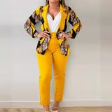 Independent Station Popular Style Women's Suit Autumn And Winter New Suit Trouser Suit With Belt-Outfit