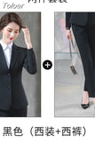 Women Suits Set 2023 Spring and Autumn White Peak Lapel Slim Professional 2 Piece Set Suit Women's Pantsuit Customi