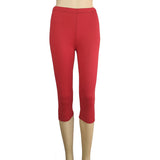 Elastic Cropped Black And White Thin