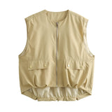 Women's New Products Under The Wrinkled Vest Street Fashion Summer Loose