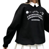 Loose sweatshirt with removable collar-Outfit