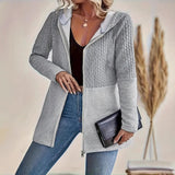 Autumn And Winter Fashion New Splicing Large-Size Casual Loose Coat Women's