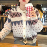 Autumn winter 2020 new Korean thick long-sleeved lazy Christmas sweater jacket woman