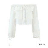 2025 New Knitted Shirt Round-Neck Solid Color Loose Set Female