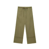 Homemade New Women's Classic Pure Linen Wide Legs