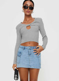 Summer New Waterwash Temperament Elegant Denim Mini Skirt Half-Dress