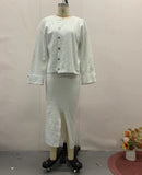 Autumn New Women's Pure Color Lazy Leisure Long-Term