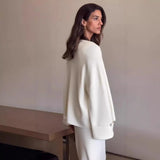 Autumn New Women's Pure Color Lazy Leisure Long-Term