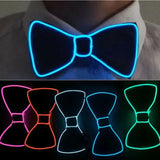 Light Up Mens Bow Tie Necktie Luminous Flashing For Dance Party Christmas Evening Party Decoration-Outfit