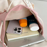 Aesthetic Patchwork Backpack-Outfit