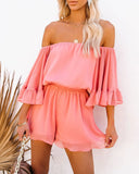 Spring And Summer EBAY Women's Dresses Short Sleeves Loose Solid