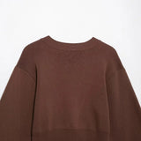 Temperament Metal Button Knitted Cardigan 2025 Spring Long Sleeve V Collar Short Coat