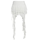 2025 Summer New Women's Clothing Pure Hot Girl High Waist Irregular Design Short