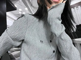 Yamamoto Style Black Shirt Dark Aesthetic Gothic Blouse Grunge Japanese Emo Alt Clothes Pleated Design Goth Shirt
