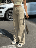 Straight Leg Y2K Cargo Pants-Outfit