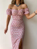 Summer Women's Bag Hip Open Word Collar Temperament Hottie Dress Dress Dress Dress