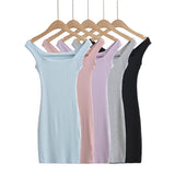 Trendy Girls' Dress With Shoulder Bags And Buttocks Is A New Sexy Sleeveless Skirt In Summer.-Outfit