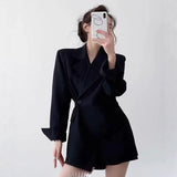 Jacket Woman 2025 New Autumn Waist Design Feeling Korean Version Of The Fall Explosion In The Long-Term Sister