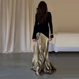 New Women's Clothing Slim Waist Temperament Elegant Pressure Skirt