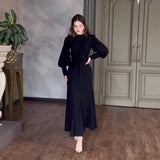 New Women's Temperament Elegant Irregular Thin Splicing