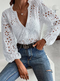 2025 Women's Clothing Button White Autumn Women's